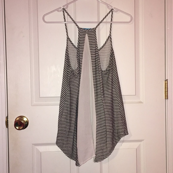 T.J.Maxx Tops Black And White Striped Tank Top Poshmark